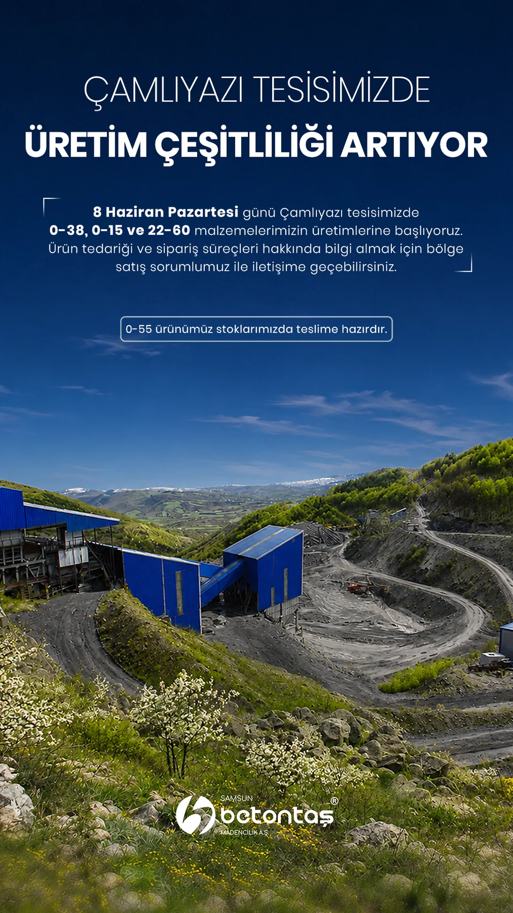 Betontaş Madencilik Çamlıyazı Tesis