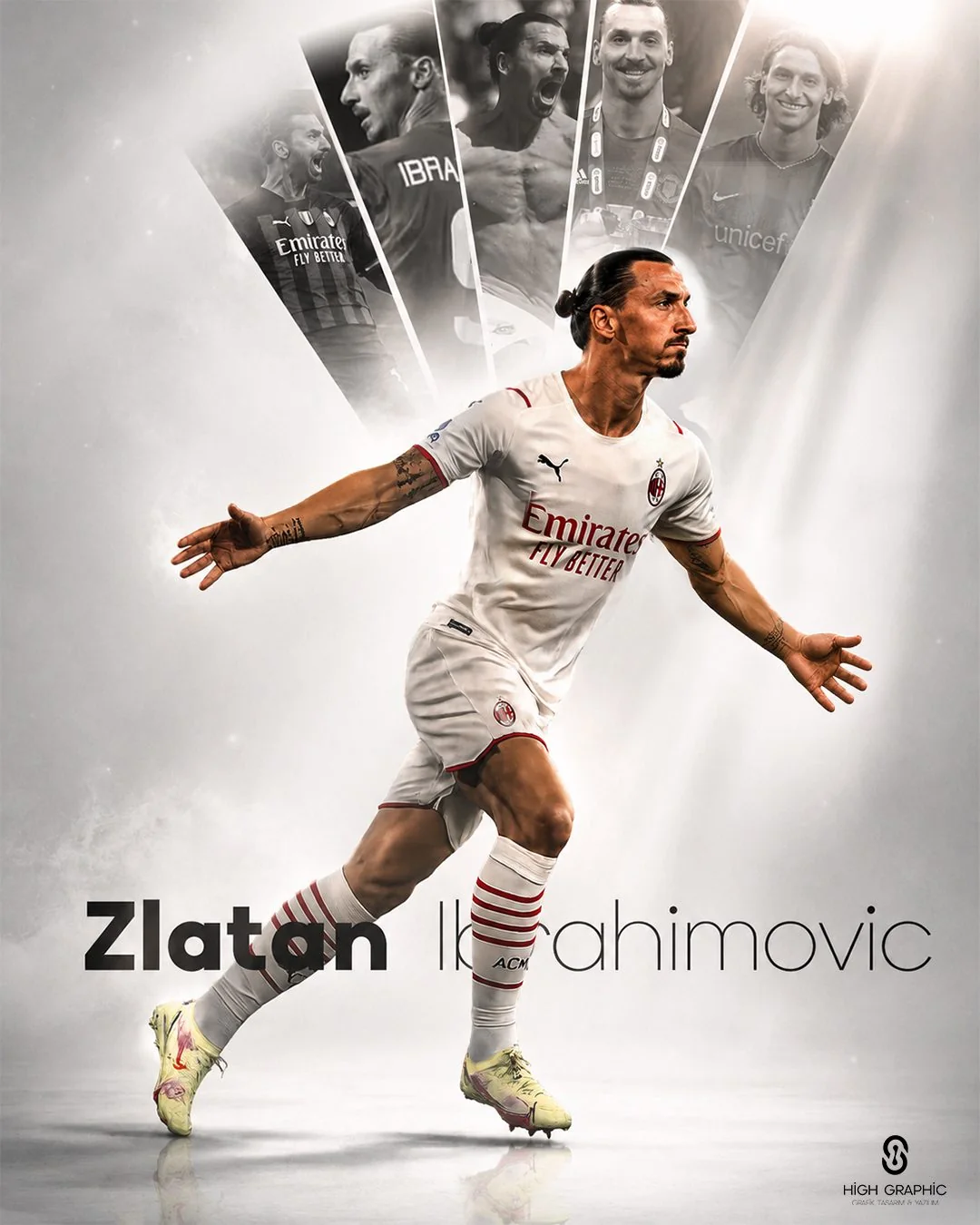 Zlatan — Football Poster