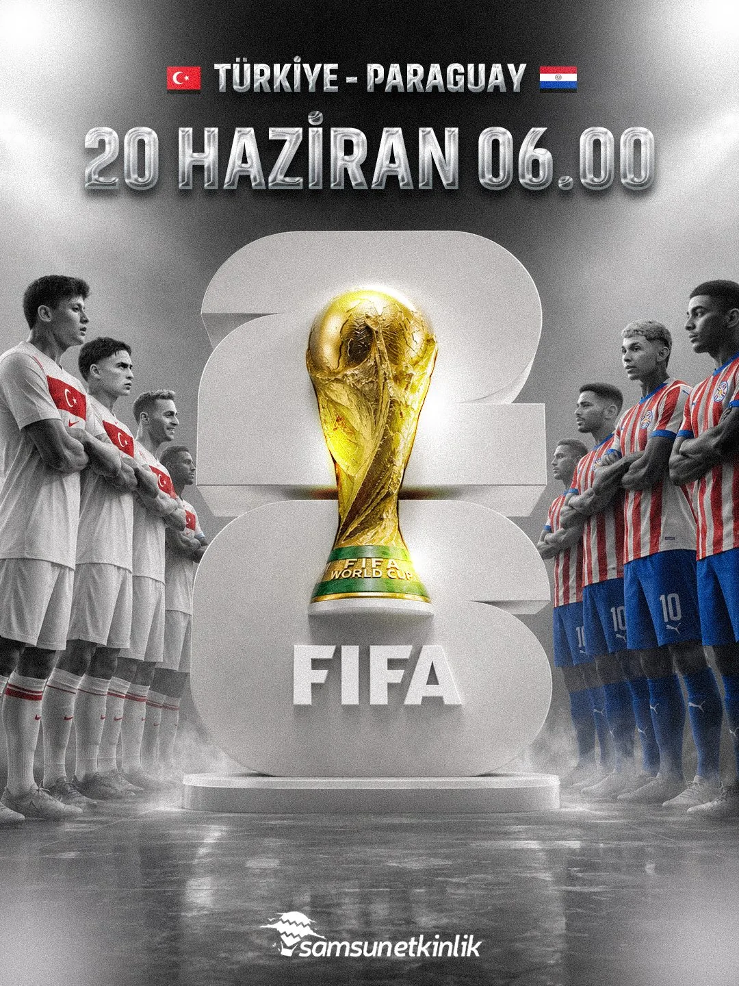 Türkiye — Paraguay FIFA Poster